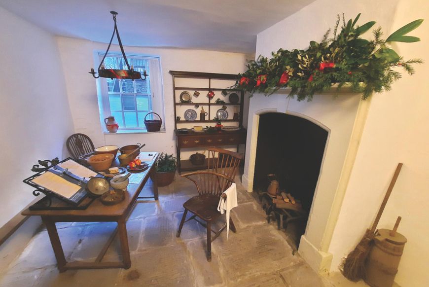 a recreation of an old kitchen